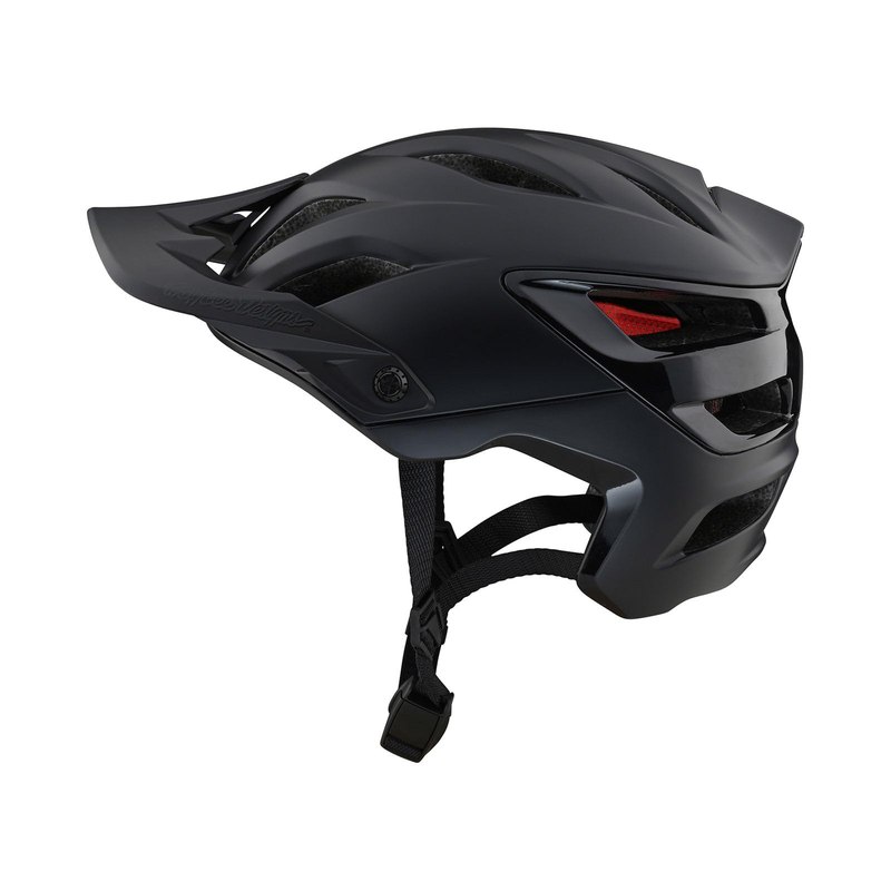 Troy Lee Designs A3 Uno Half Shell Mountain Bike Helmet W/MIPS - EPP EPS Premium Lightweight - All Mountain Enduro Gravel Trail Cycling MTB (Black, Medium/Large)