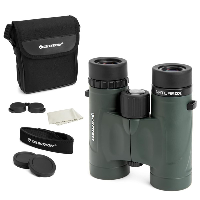 Celestron Nature DX 8x32 Compact Lightweight Travel Binoculars