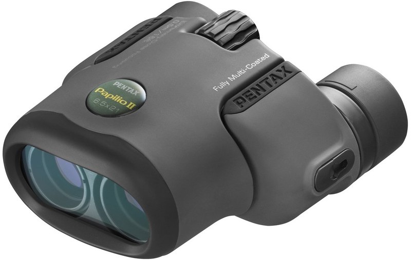 Pentax Papilio II 6.5x21 Binoculars (Gray) Suitable for Watching Objects Both Close-up and far Away
