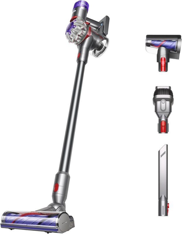 Dyson V8 Cordless Vacuum, Cleans Hard Floors and Carpets, Detangles, Converts to Handheld,