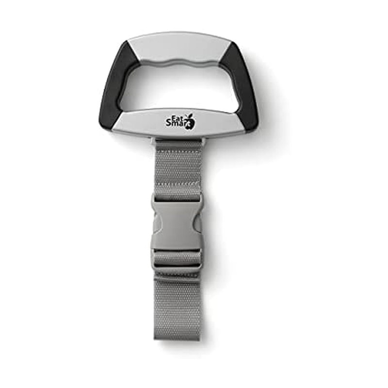 EatSmart Digital Luggage Scale - Portable Handheld Travel Scale with LCD Display, Measures up to 110 lbs, Essential Travel Accessory for Checked Bags and Carry-On Weight