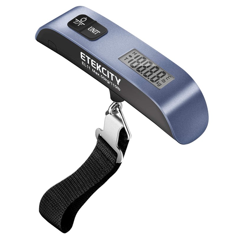 Etekcity Luggage Scale, Digital Suitcase Weight Scale for Travel, 110 lb