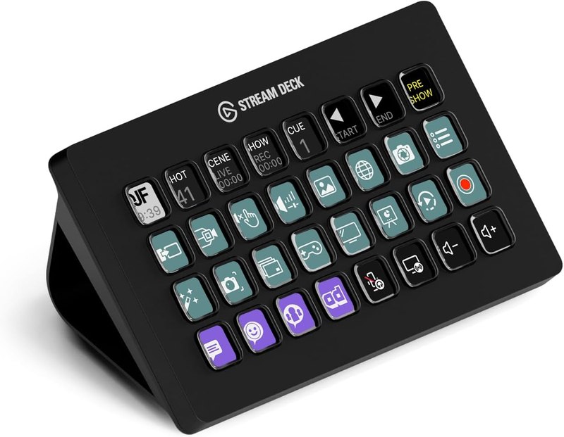 Elgato Stream Deck XL Advanced Studio Controller, 32 Keys | Instantly trigger unlimited actions, Powerful integrations, Visual feedback, Custom icon packs, Works with Mac and PC
