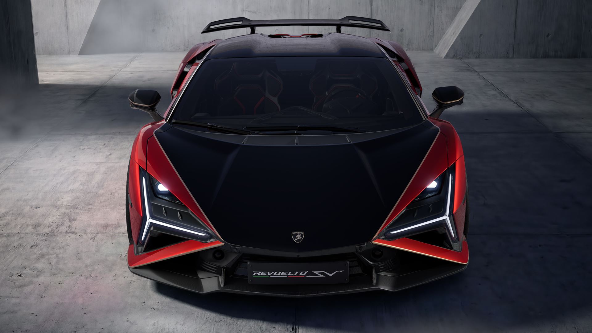 Lamborghini Revuelto SV, front exterior shot.