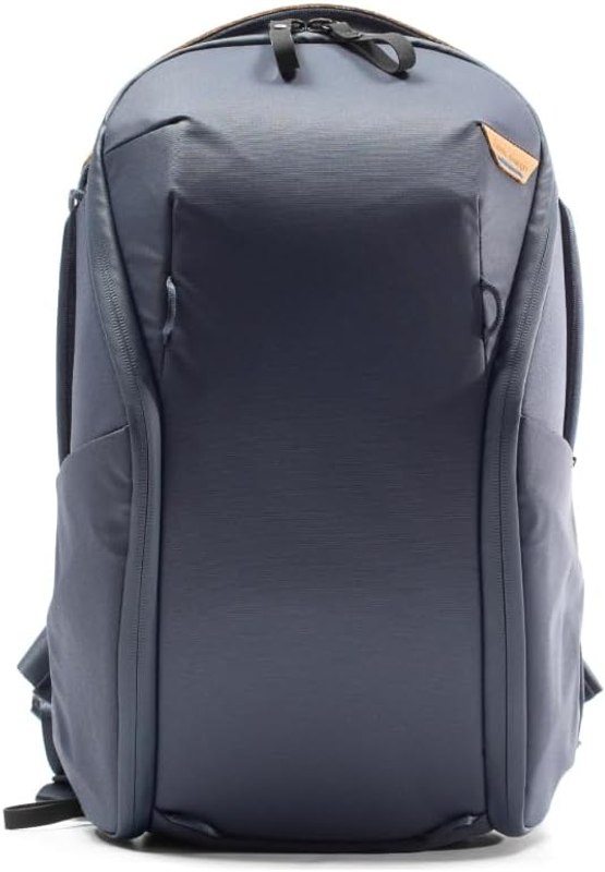Peak Design Everyday Backpack Zip 20L, Black, 270-Degree Zip, Dual Side Pockets, FlexFold Dividers, Fits 15" Laptop, For Camera Carry, Daily Commutes or Travel, Versatile Backpack for Men and Women