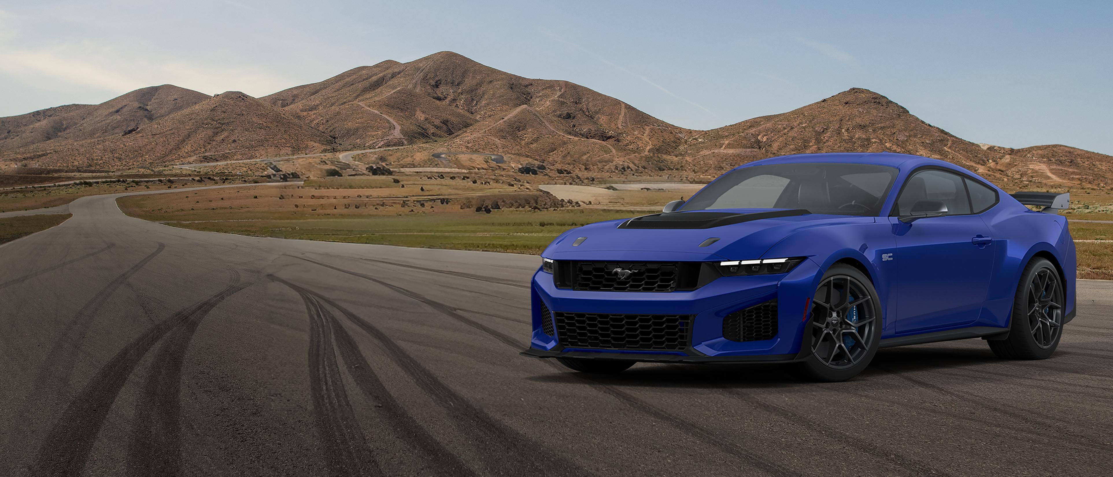 2026 Ford Mustang Dark Horse SC, exterior hero shot.