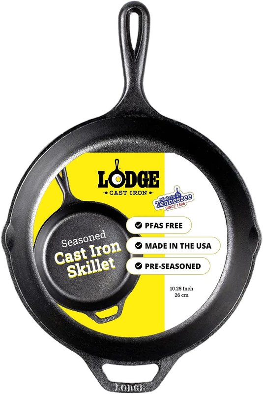 Lodge pre-seasoned cast iron skillet