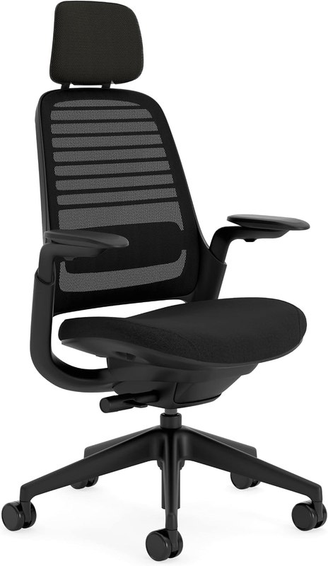 Steelcase Series 1 Ergonomic Office Chair with LiveBack Lumbar Support, 4D Armrests, Adjus