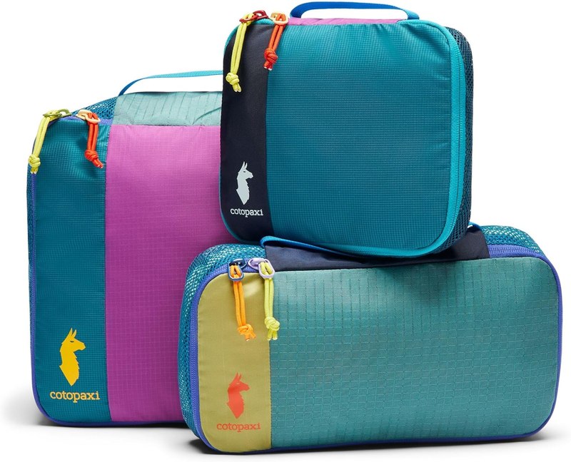 Cotopaxi Cubo Packing Travel Bundle Del Dia, Random Color, One Of A Kind, No Cubes Are The Same