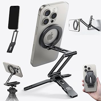 Lamicall ultra-compact MagSafe magnetic tripod stand for iPhone
