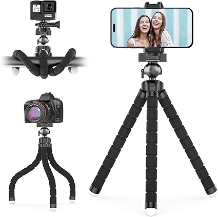 UBeesize flexible mini tripod with wireless remote shutter