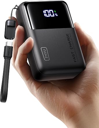 INIU 25000mAh 100W mini-size power bank with digital display, for laptop and tablet charging