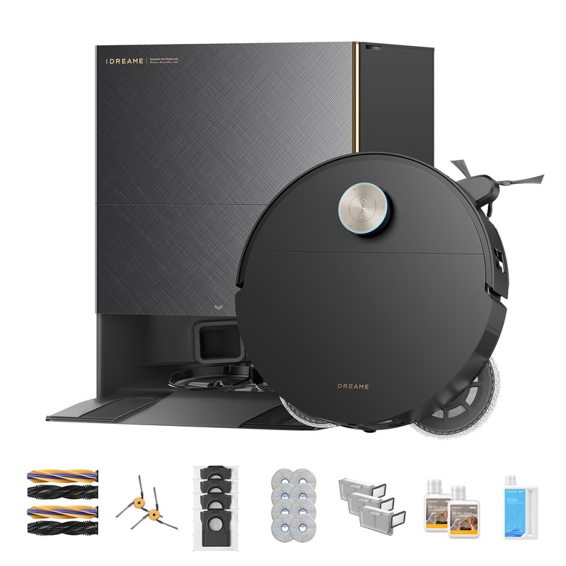 dreame X60 Max Ultra Complete Robot Vacuum and Mop, Dual Al Cameras