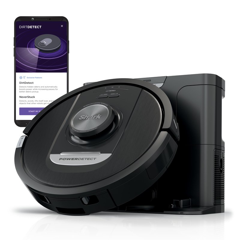 Shark PowerDetect Self-Empty Robot Vacuum, Black, AV2820S