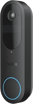 REOLINK Video Doorbell with battery, 2nd generation, no subscription required