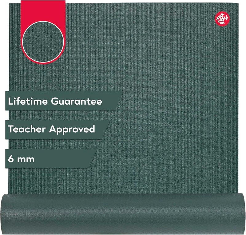 Manduka PRO Yoga Mat - 6mm | Lifetime Durability | Hygienic Construction | Premium Studio 