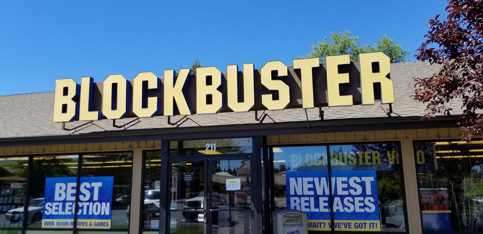 The last operating Blockbuster Video store, Bend, Oregon