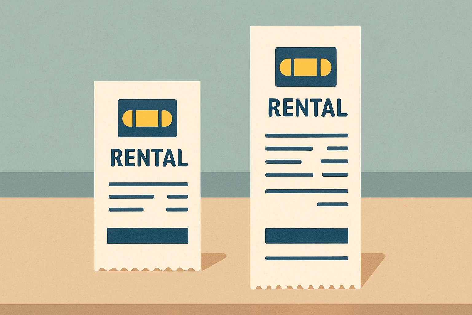 Rental window comparison