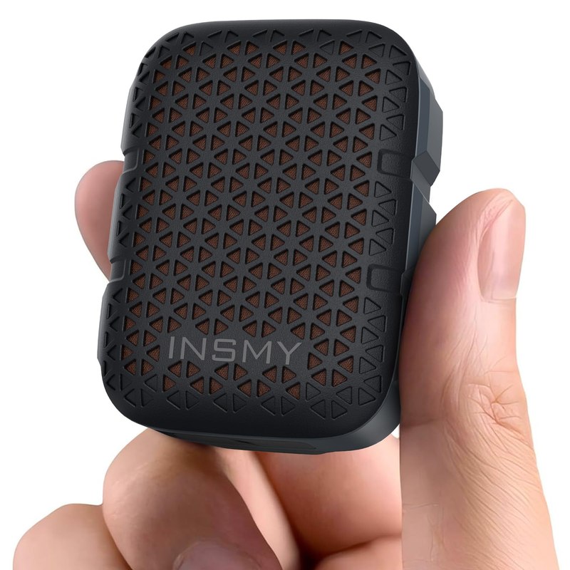 INSMY Wearable Bluetooth Speakers IP67 Waterproof Clip On Small Speaker