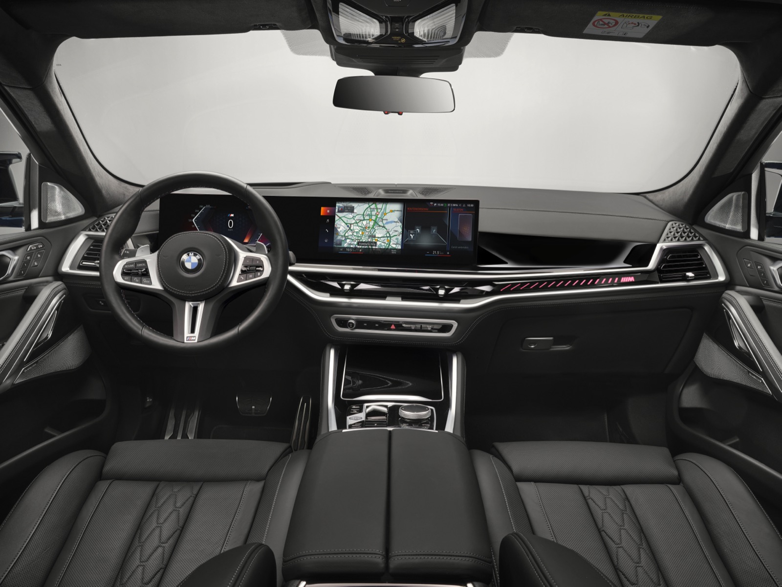 BMW X6 interior with the BMW Curved Display
