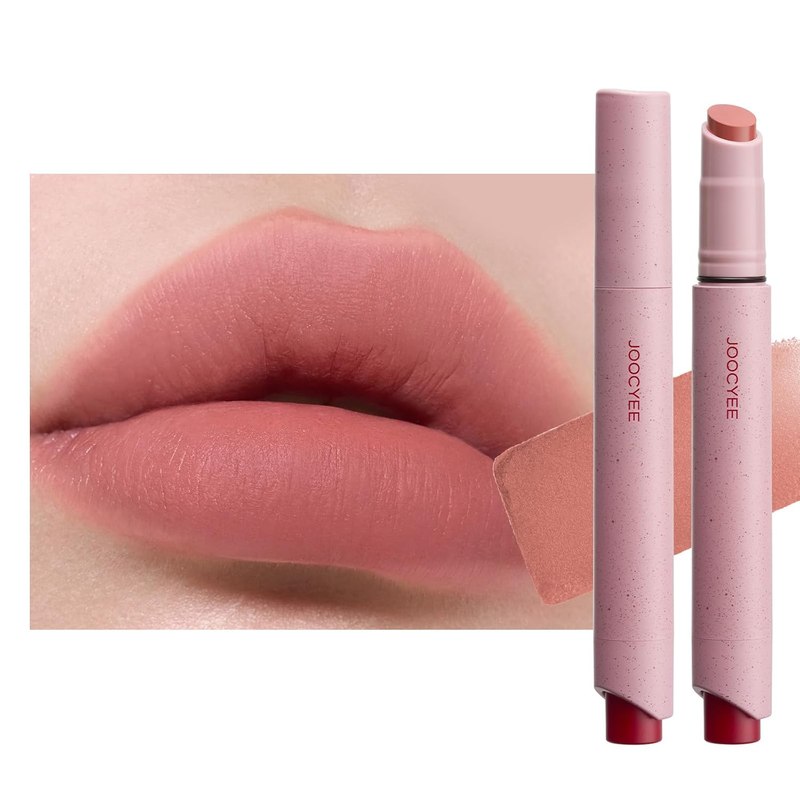 Joocyee Velvet Rouge Matte Lipstick Pencil Lightweight Grey Pink