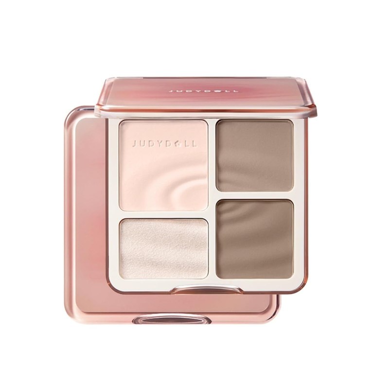 JUDYDOLL Contour Palette Highlighter Makeup Contour Powder (04 Blush)