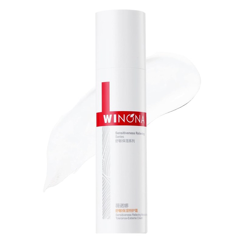 WINONA Sensitiveness Relieving Moisturizing Cream for Sensitive Skin | Long-Lasting Hydration, Calms Redness & Dryness, Strengthen Skin Barrier 1.76oz