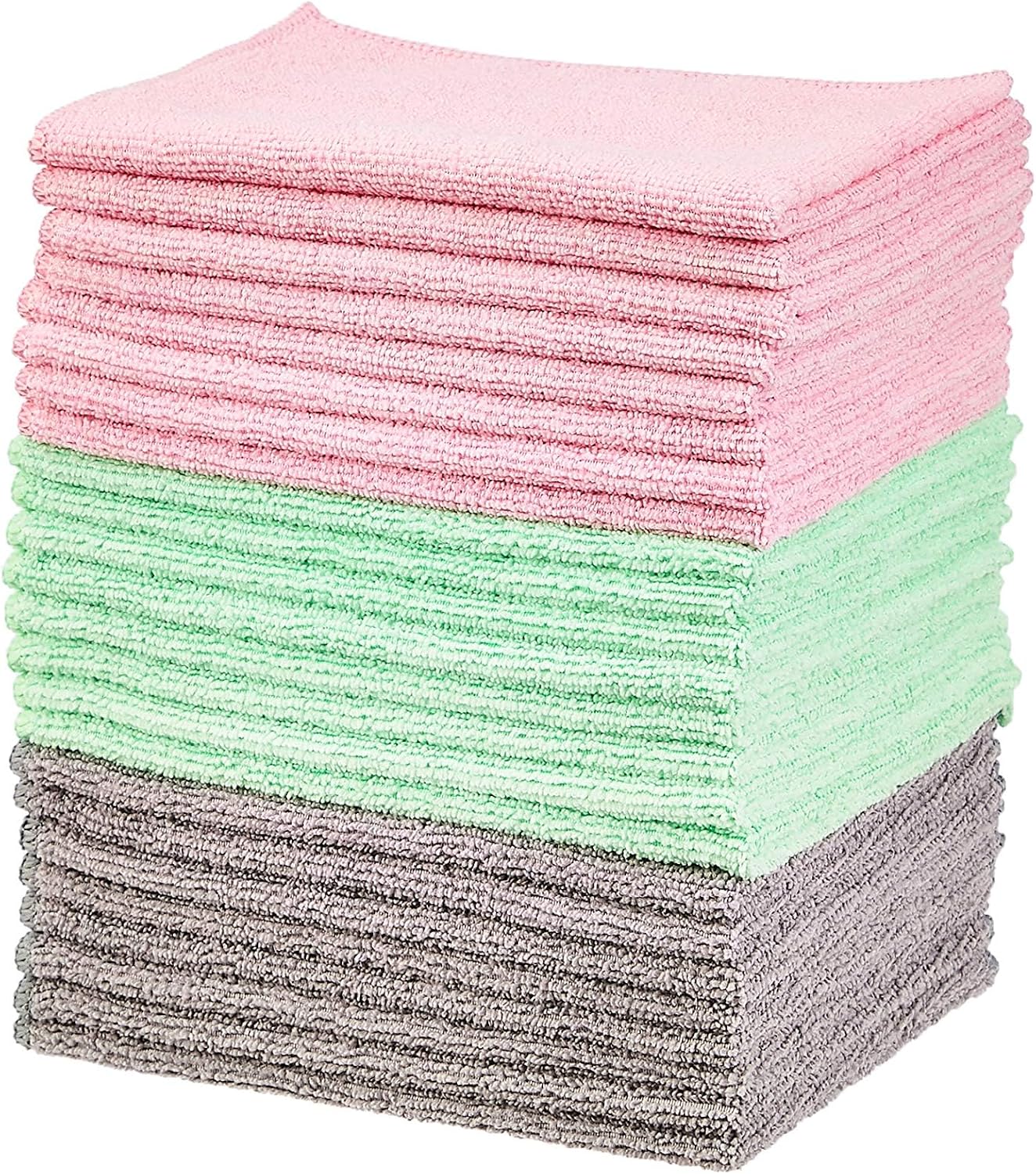 Amazon Basics microfiber cleaning cloths 24-pack