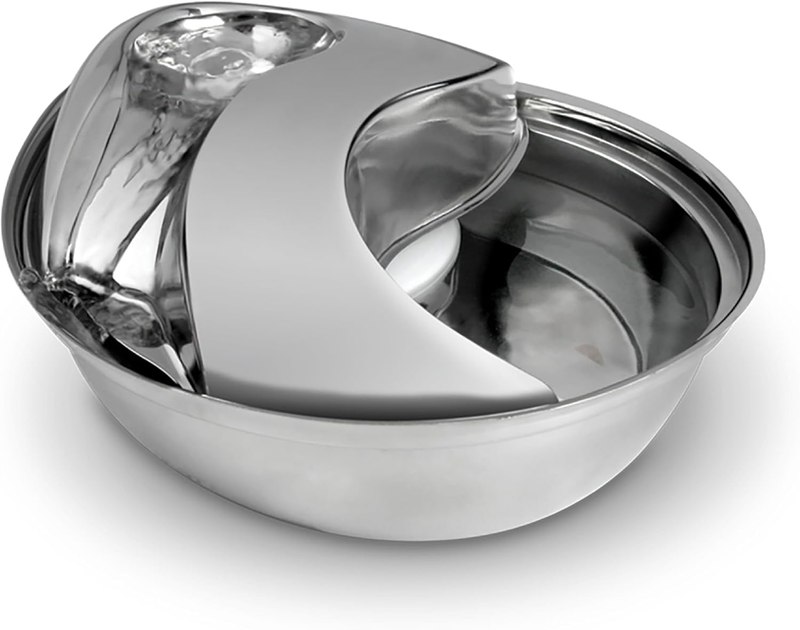 Pioneer Pet Stainless Steel Fountain Raindrop Design , 60oz