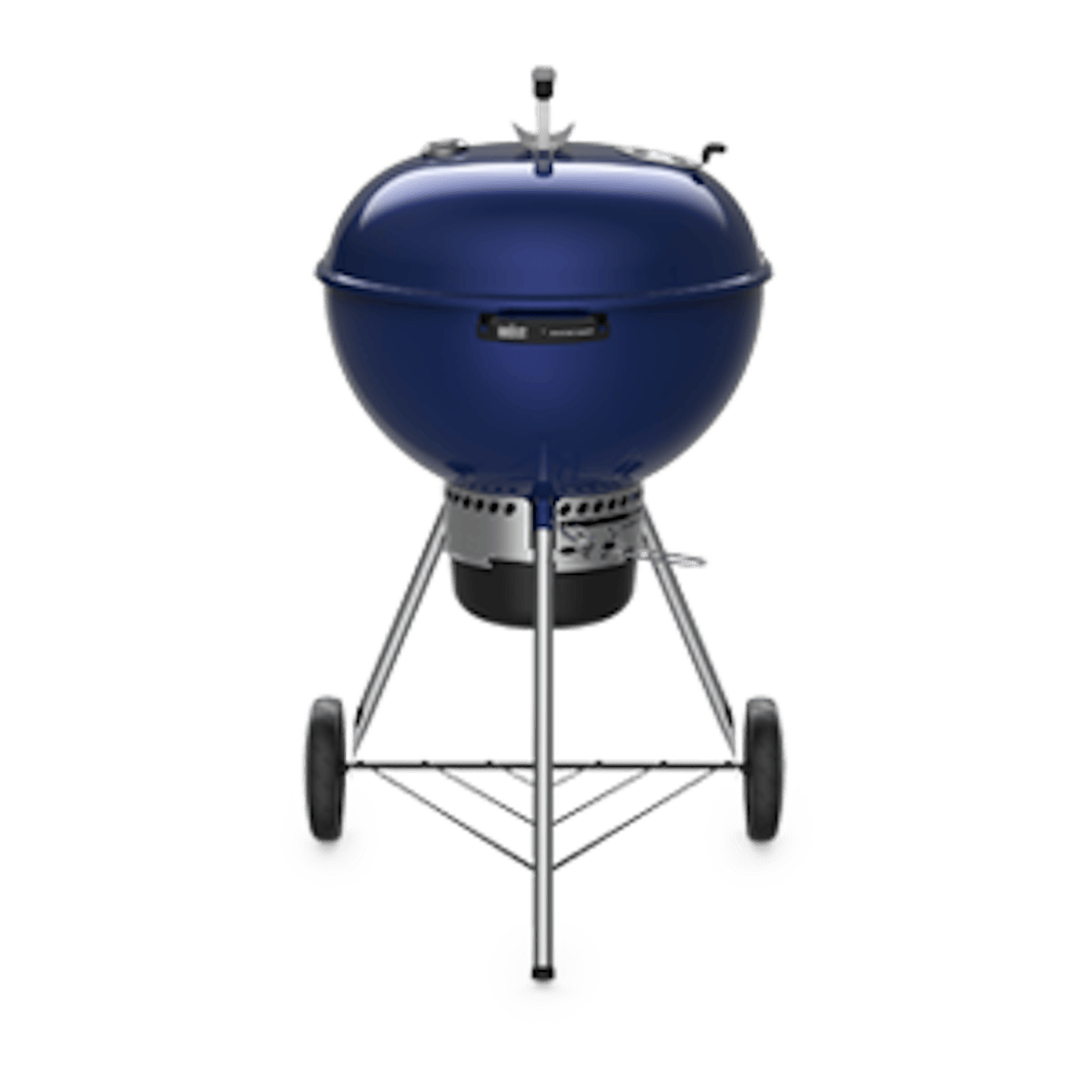 A charcoal kettle grill.