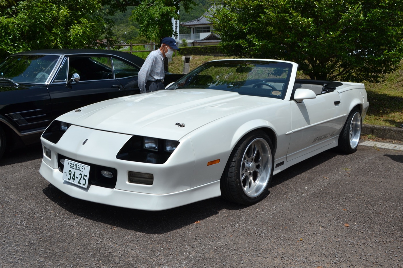A Chevrolet Camaro IROC-Z convertible, real photograph.