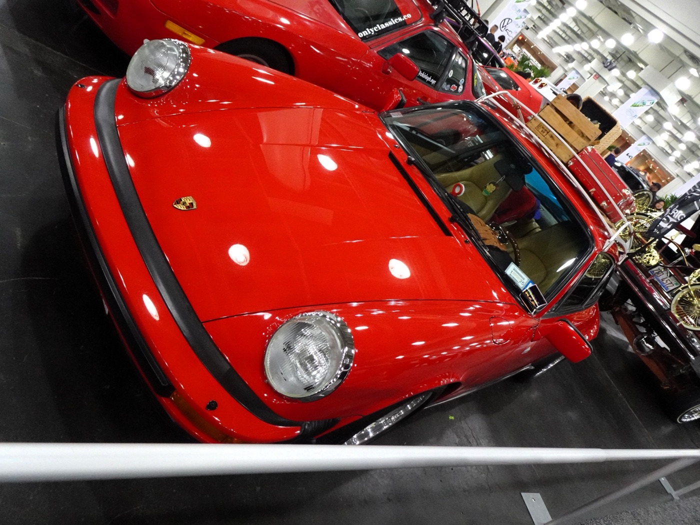 A 1987 Porsche 911 Carrera, real photograph.