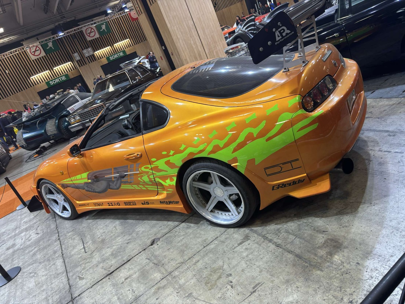 A Toyota Supra MK4, real photograph.