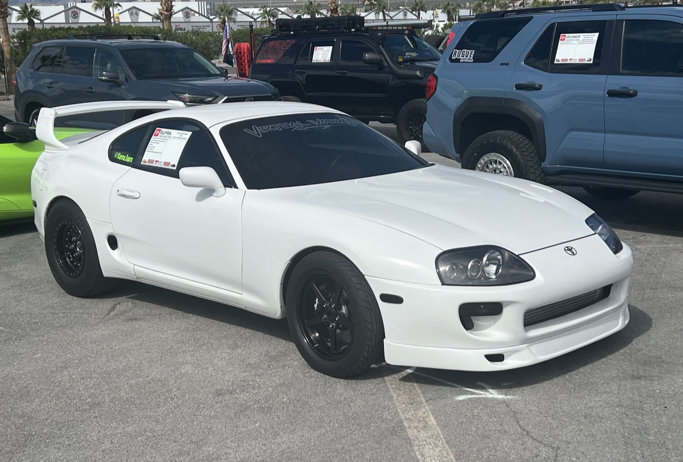A 1993 Toyota Supra MK4, real photograph.