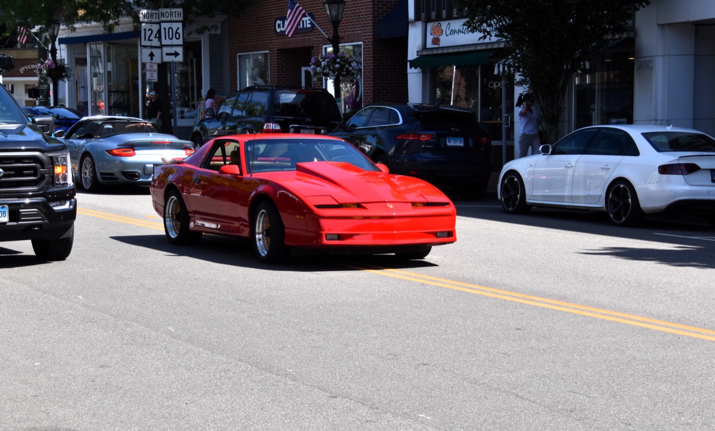 A 1989 Pontiac Firebird Trans Am GTA, real photograph.