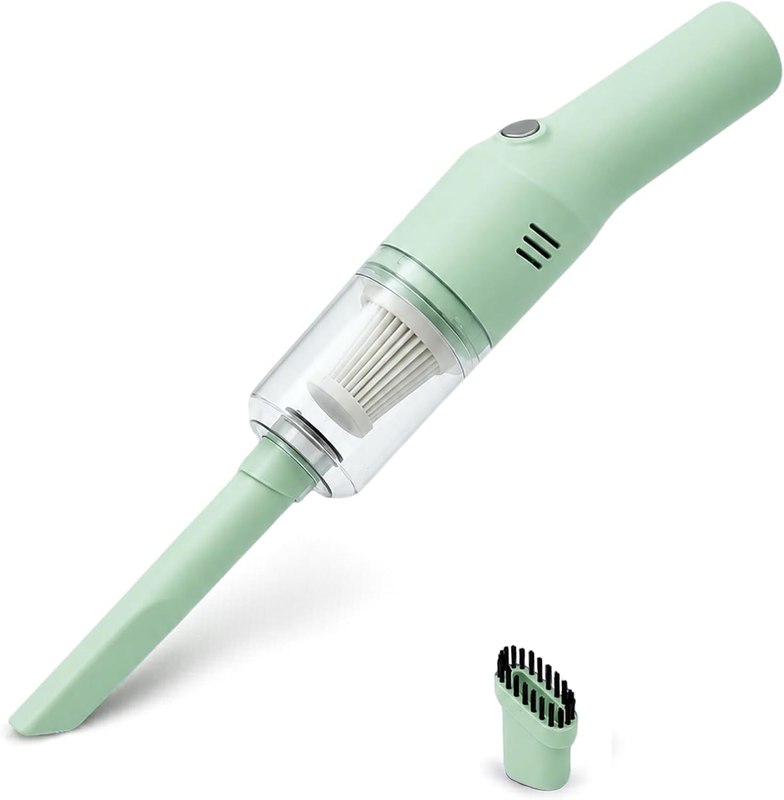 Mini Cordless Handheld Vacuum for Car, Sofa, Desk, Drawers & Crumbs, Mint