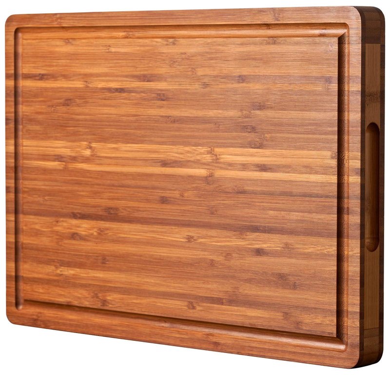 Allsum Extra Thick Wood Cutting Board for Kitchen, Reversible and Durable