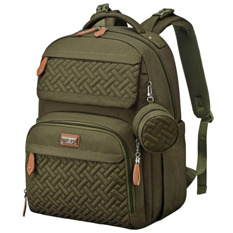 BabbleRoo Diaper Bag Backpack - Travel Large Baby Diaper Bag with Changing pad, Waterproof