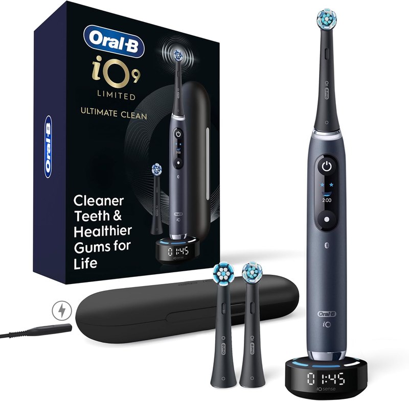 Oral-B Rechargeable Electric Toothbrush, iO9 Limited Ultimate Clean, 7 Cleaning Modes, Int