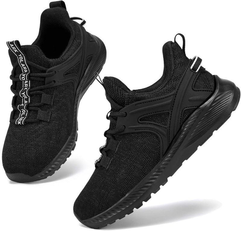 YOLARK Boys Girls Lightweight Shoes Kids Running Tennis Fashion Sneakers | Breathable, Comfortable,Slip On,Non Slip, Walking, Gym, School, Daily Play, Toddler