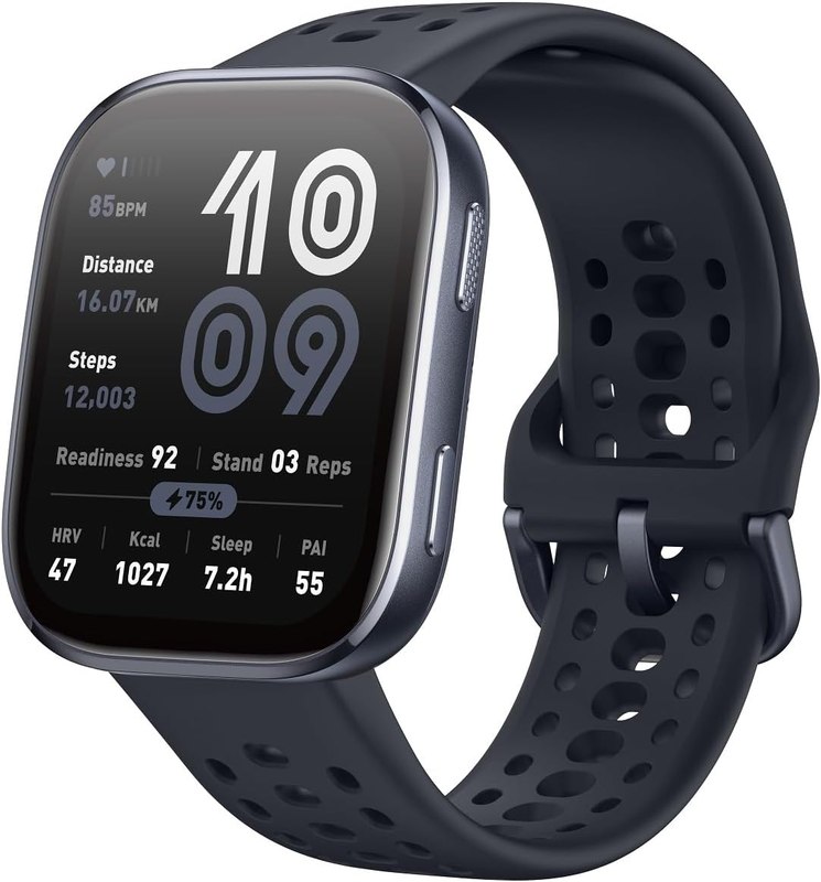 Amazfit Bip 6 Smart Watch, 1.97" AMOLED Display, GPS, iOS/Android | 46mm, 14-Day Battery, Bluetooth Call & Text, Water-Resistant, Free Maps, AI, Health & Sleep Tracker, 140+ Workout Modes