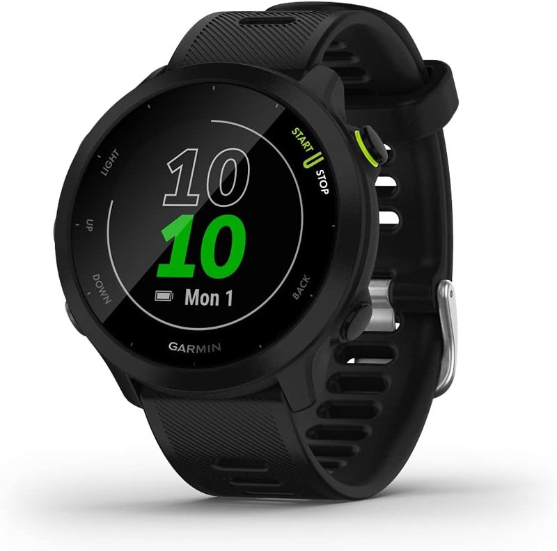 Garmin Forerunner 55, GPS Running Watch with Daily Suggested Workouts, Up to 2 Weeks of Battery Life, Black - 010-02562-00 | Daily Suggested Workouts, Up to 2 Weeks of Life