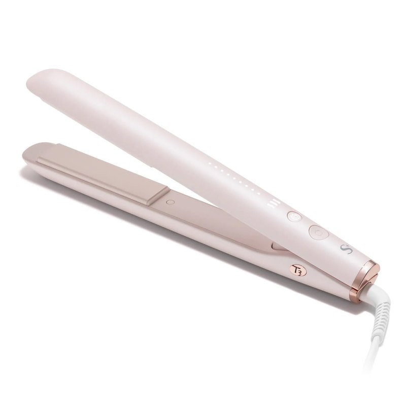 T3 SinglePass StyleMax Professional 1" Ceramic Flat Iron with Custom Heat Automation, 9 Heat Settings, Longer Ceramic Plates, for Straightening, Waving, Curling & Styling