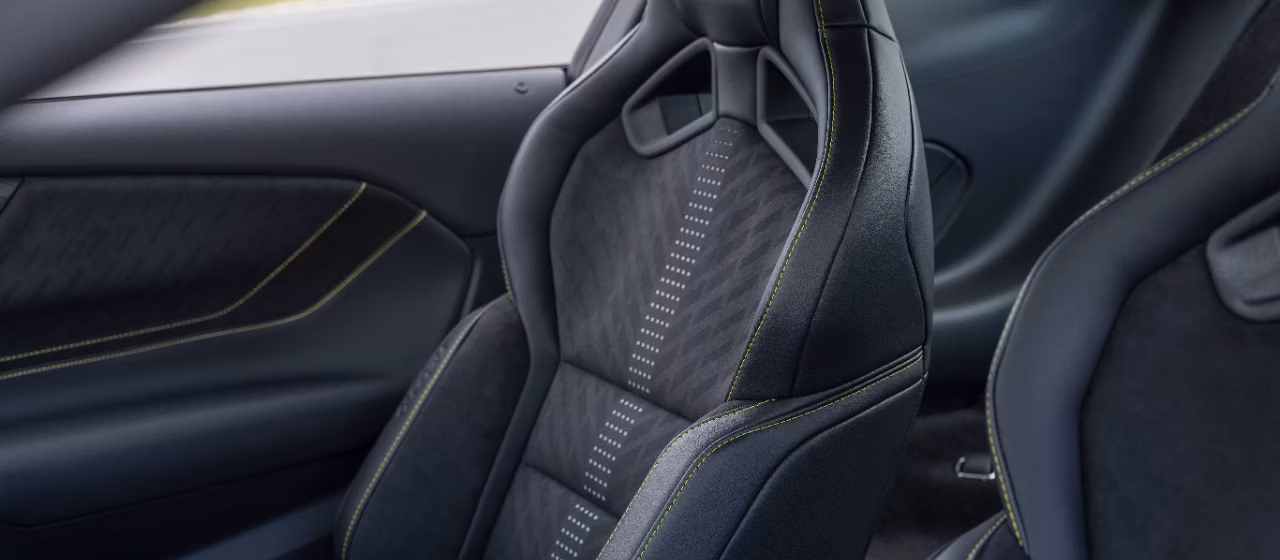 Ford Mustang GTD seats and cabin