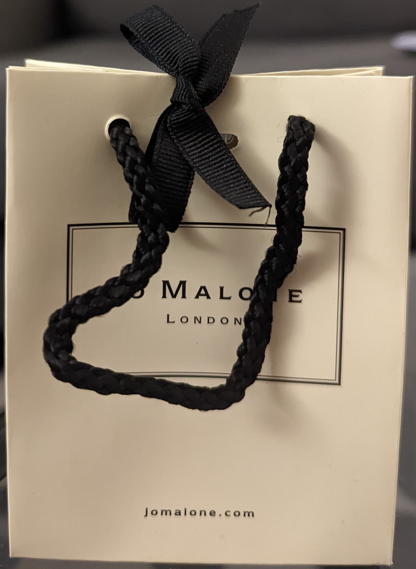 Jo Malone London cologne, a real product photograph.