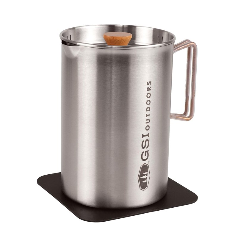 GSI Outdoors Glacier Stovetop JavaPress, 40 fl oz, French Press Maker