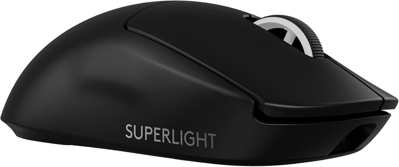 Logitech G PRO X Superlight 2 Wireless Gaming Mouse - Black | 60g, Symmetrical Shape, <