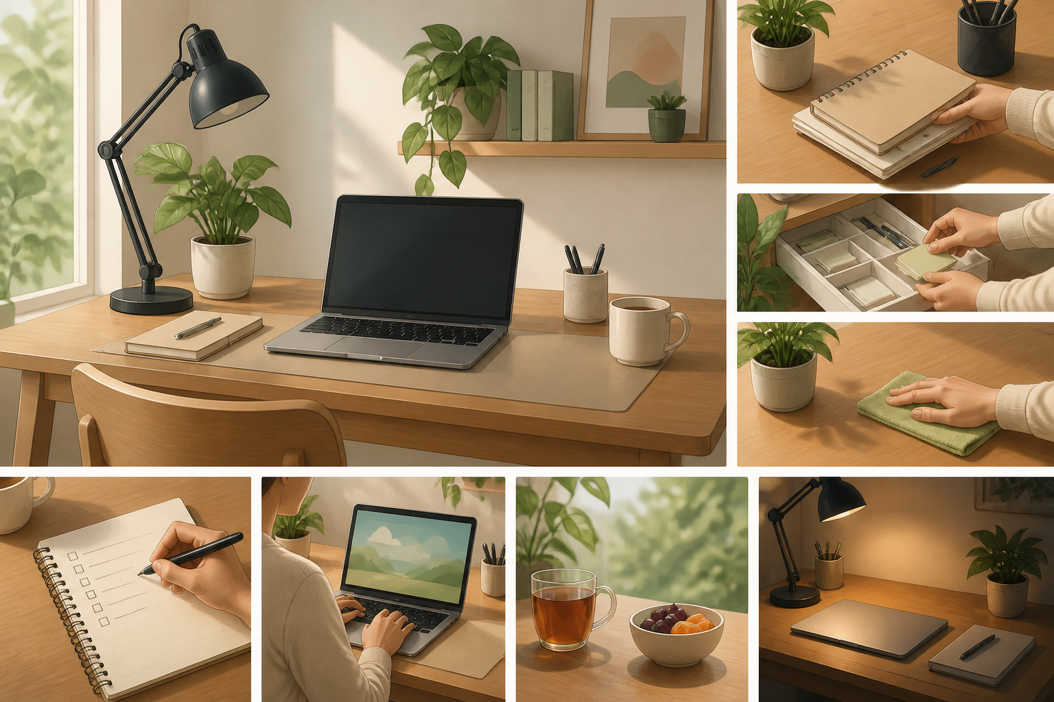 tidy workspace routine
