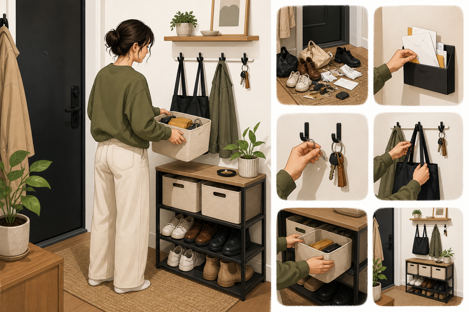 How to Build a Weekly Entryway Reset for a Tidy Small Apartment
