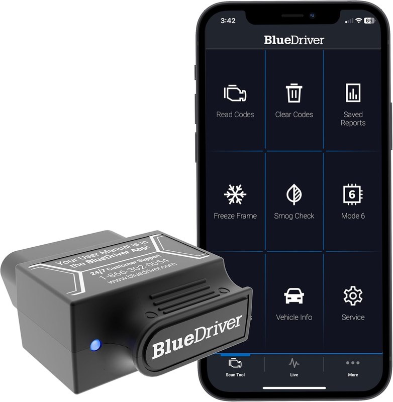 BlueDriver OBD2 Scanner